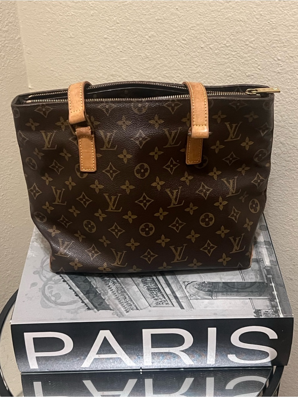 Louis Vuitton Brown Monogram Canvas Messenger Bag with Vachetta Handles